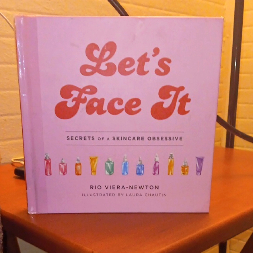 Let's Face It Skincare Book by - Pink Cover